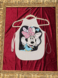 Minnie Mouse White Cotton Kids Apron