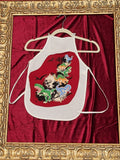 Dino Adventure White Cotton Kids Apron