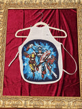 Avengers Superhero White Cotton Kids Apron