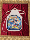 Hanging with the Crew White Cotton Kids Apron
