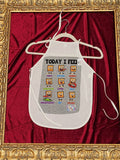 Today I Feel Cinnamon Toast Crunch White Cotton Kids Apron