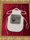 Miss Cutie Rock ’n’ Roll White Cotton Kids Apron