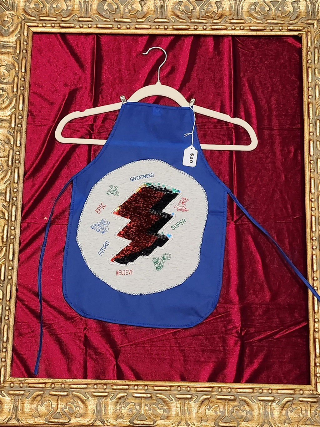 Little Apron, Big Spark Blue Children's Apron