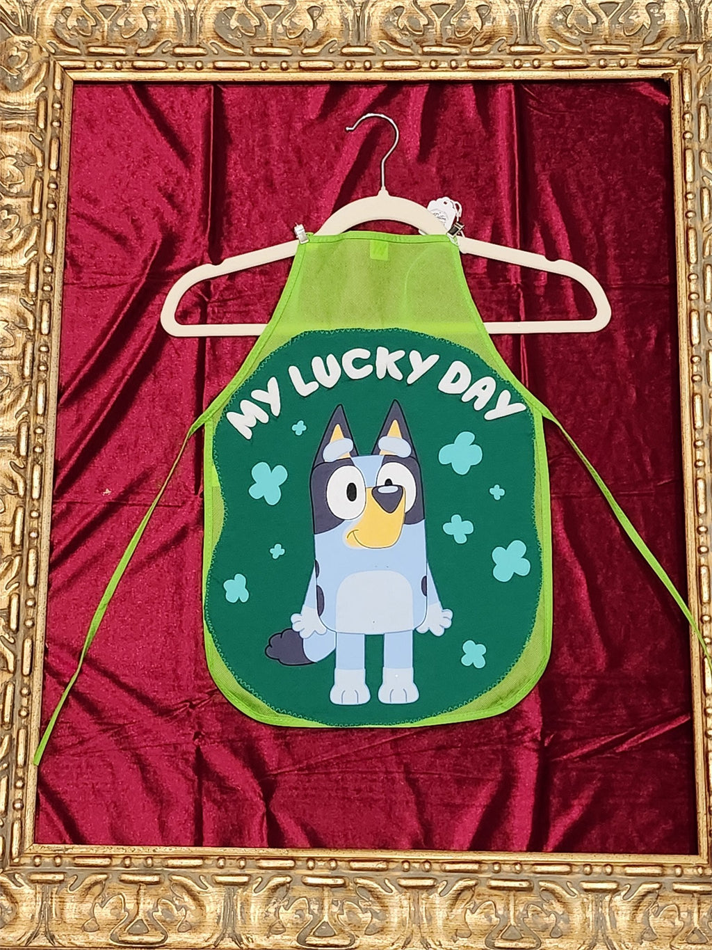 My Lucky Day Green Children's Apron
