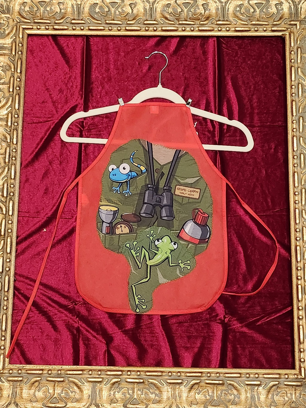 Little Explorer Adventurer Red Children's Apron - additional view