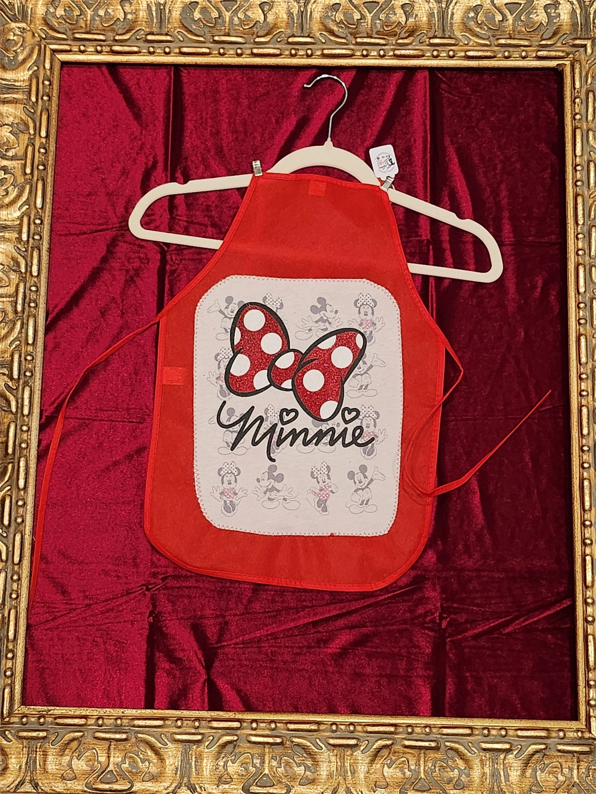 Minnie Bow Red Children's Apron