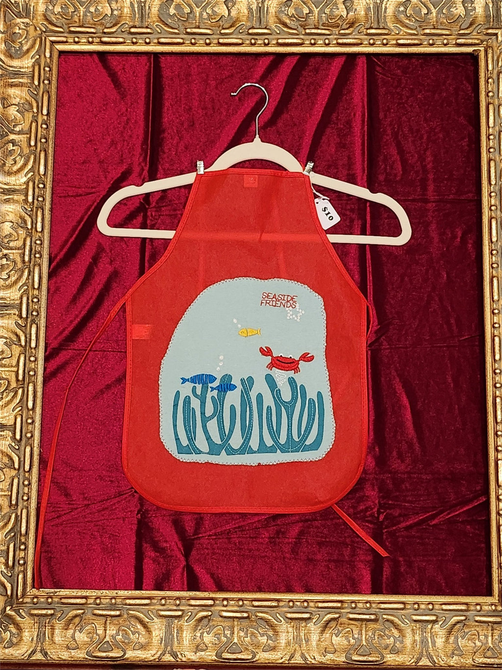 Seaside Friends – One-of-a-Kind Under the Sea Children's Apron