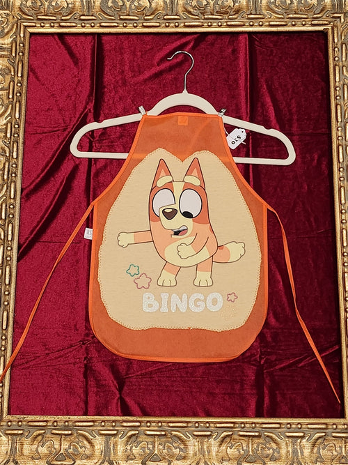 Bingo's Ready to Play Orange Children's Apron – One of a Kind