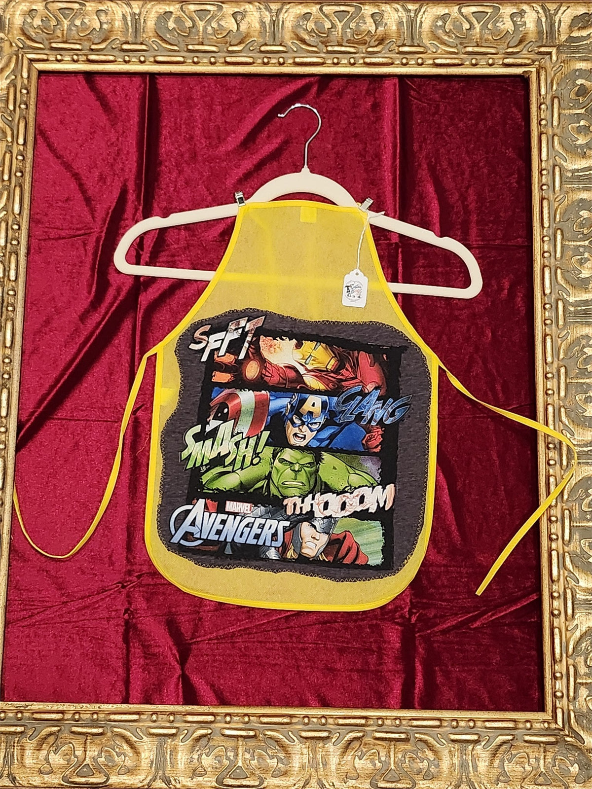 Superhero Team Yellow Children's Apron – One of a Kind