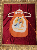 Bluey & Bingo Hugging Orange Children's Apron – One of a Kind
