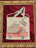 Ice Cream Truck Large Tote Bag – One-of-a-Kind Everyday Carryall | Custom TBags