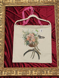 Flowers on a Bike Large Tote Bag – One-of-a-Kind Everyday Carryall | Custom TBags