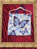 Blue Butterfly Large Tote Bag – One-of-a-Kind Everyday Carryall | Custom TBags