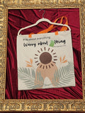 Pray About Everything Large Tote Bag