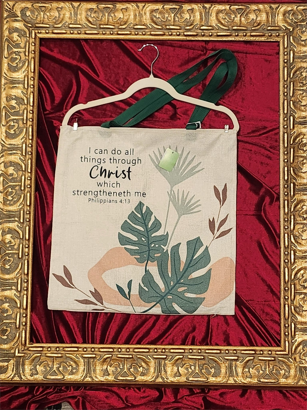 I Can Do All Things Large Faith Tote | Philippians 4:13 Custom TBags