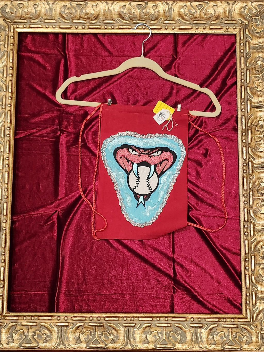 Diamondbacks Small Drawstring Backpack | Custom TBags