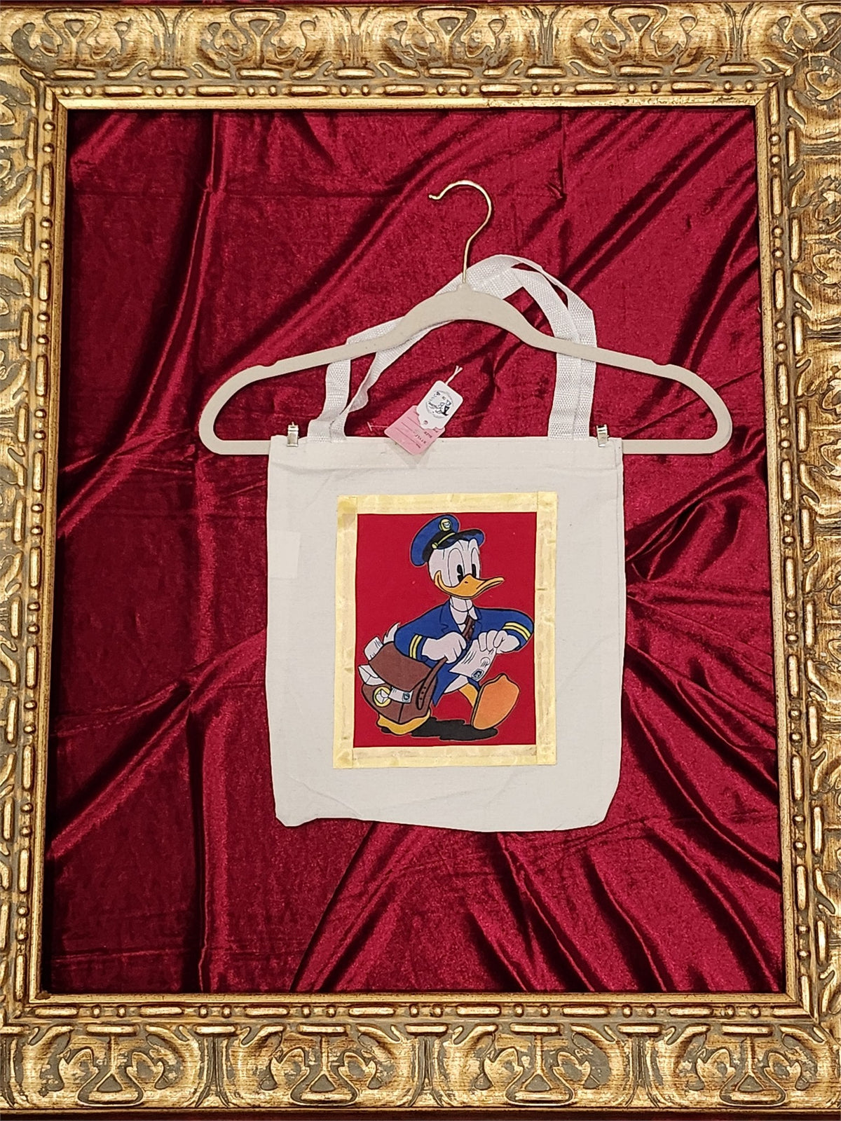 Mailman Donald Duck Small Tote Bag | One-of-a-Kind Custom TBags