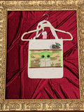 Mandalorian Grogu Small Tote Bag | One-of-a-Kind Custom TBags
