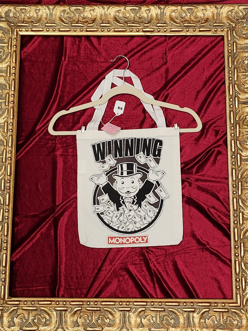 Monopoly Winning Small Tote Bag | One-of-a-Kind Custom TBags