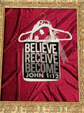 Believe Receive Become John 1:12 Small Tote Bag | One-of-a-Kind Custom TBags