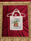 Cutest in the Galaxy Grogu Small Tote Bag | One-of-a-Kind Custom TBags