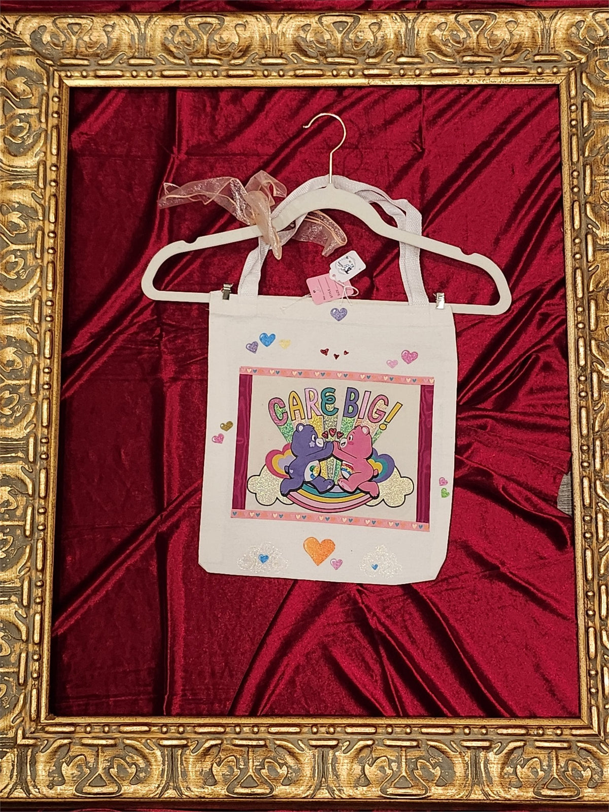 Care Bears "Care Big!" Small Tote Bag | One-of-a-Kind Custom TBags