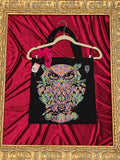 Neon Owl Medium Tote Bag | One-of-a-Kind Custom TBags