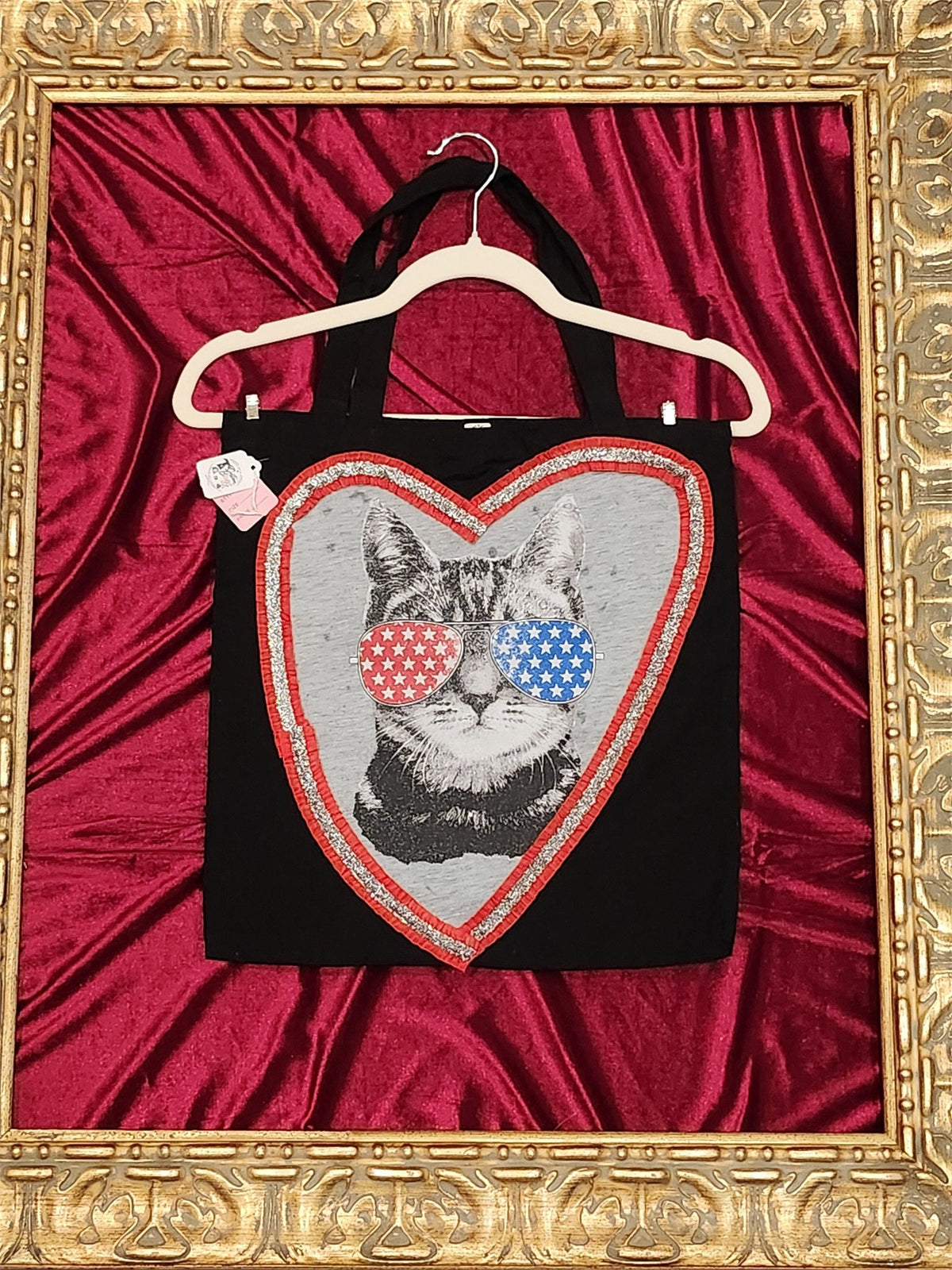 USA Cat Medium Tote Bag | One-of-a-Kind Custom TBags