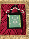 Green Darth Vader Medium Tote Bag | One-of-a-Kind Custom TBags
