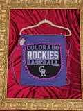 Colorado Rockies Medium Drawstring Backpack | One-of-a-Kind Custom TBags