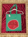 Encouragement Saying Tree Green Medium Tote Bag | One-of-a-Kind Custom TBags