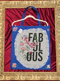 Fabulous Blue Medium Tote Bag | One-of-a-Kind Custom TBags