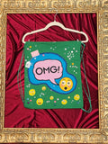 OMG Green Drawstring Backpack | One-of-a-Kind Custom TBags
