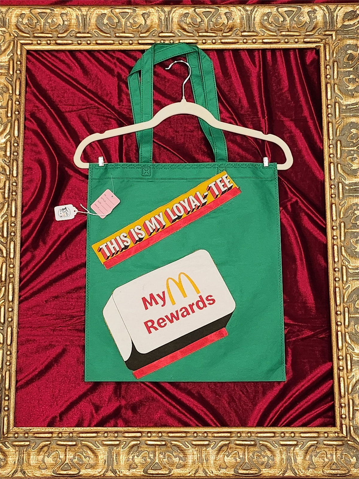 McDonald’s Two-Sided Green Medium Tote Bag | One-of-a-Kind Custom TBags