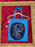 Sonic the Hedgehog Blue Medium Tote Bag | One-of-a-Kind Custom TBags