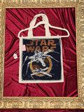 Star Wars X-Wing Cream Medium Tote Bag | One-of-a-Kind Custom TBags