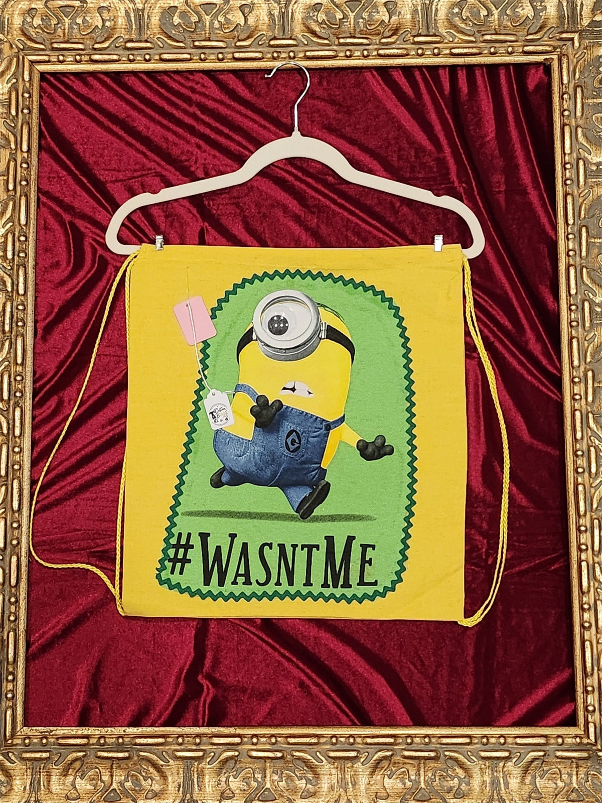 Minion Yellow Drawstring Backpack | One-of-a-Kind Custom TBags