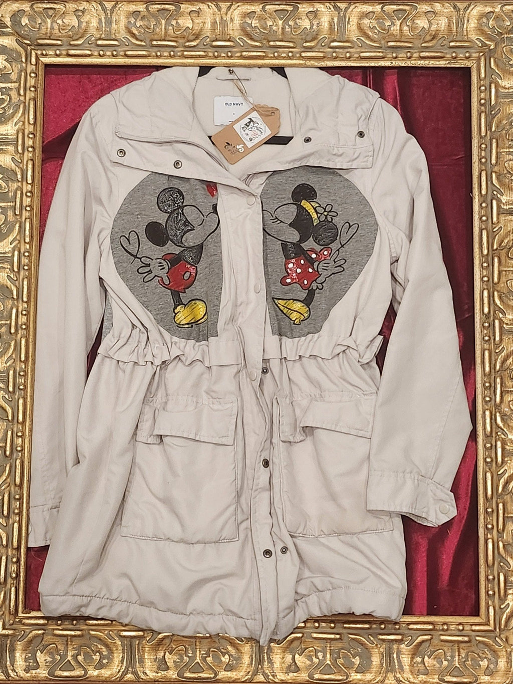 One-of-a-Kind True Love Upcycled Khaki Jacket – Women’s Small