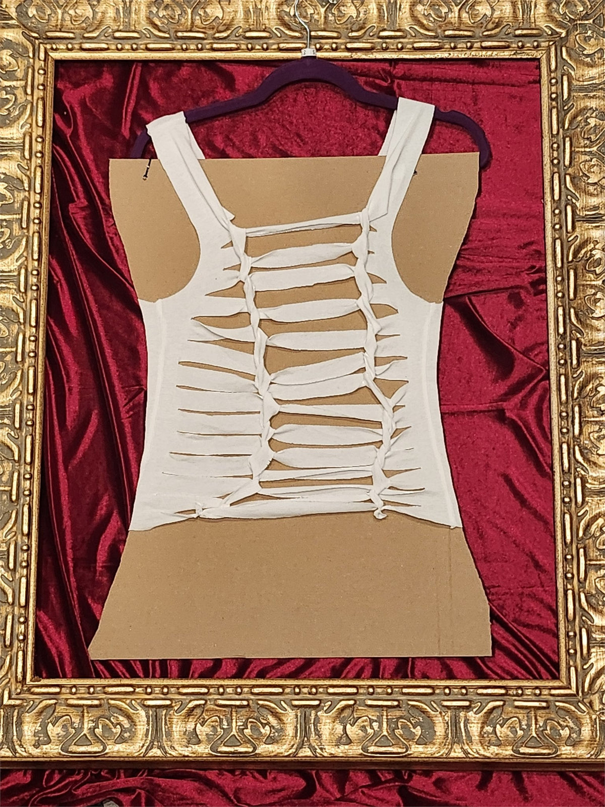 Lovers Rock Upcycled Cutout Tank Top – Women’s Small – One of a Kind - additional view
