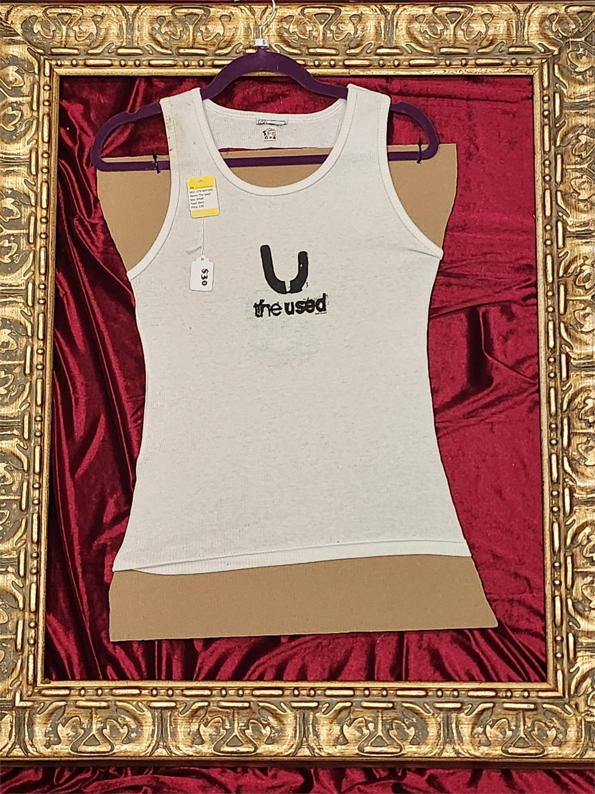 The Used Upcycled Cutout Tank Top – Women’s Small – One of a Kind
