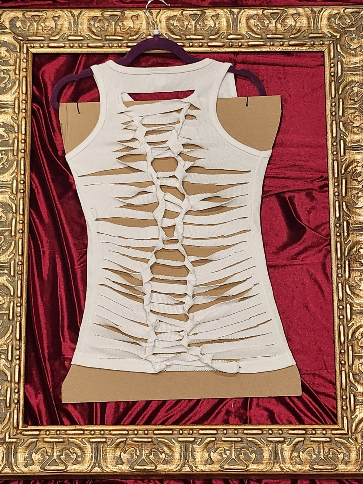 RAGE Upcycled Cutout Tank Top – Women’s Small – One of a Kind - additional view