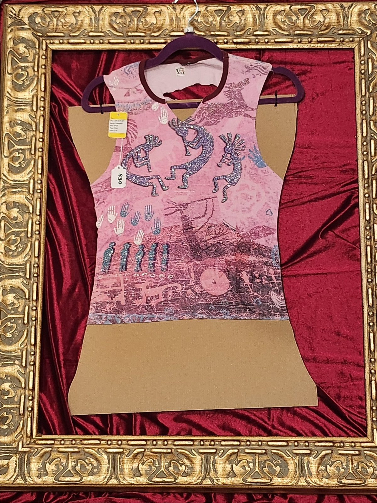 Kokopelli Tank – Women’s Small – One of a Kind