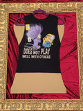 Minions Upcycled Open-Back Tank – Women’s Small – One of a Kind