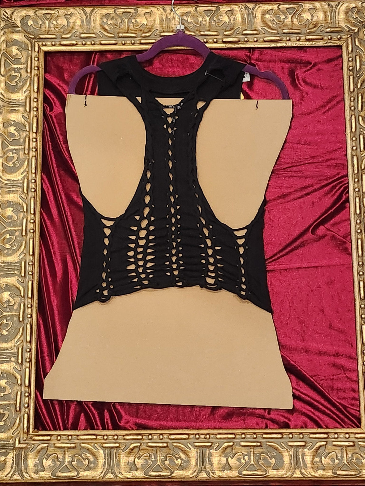 Minions Upcycled Open-Back Tank – Women’s Small – One of a Kind - additional view