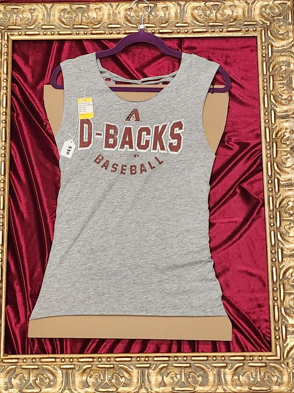Diamondbacks Tank Upcycled One-of-a-Kind Top – Women’s Small