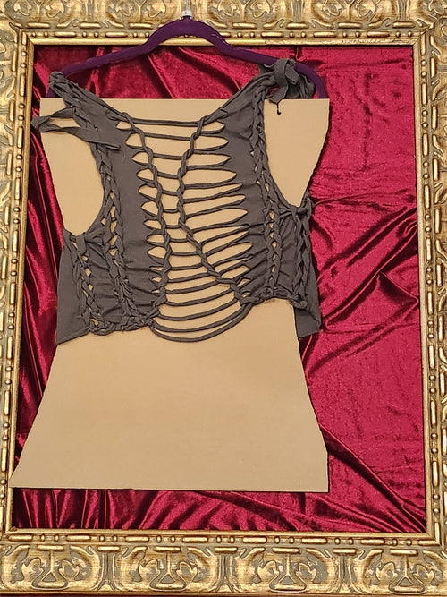 Arizona Diamondbacks Shredded Open-Back Tank – Women’s Small – One of a Kind - additional view
