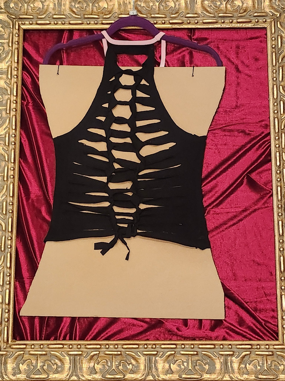 Incubus Hand-Cut Open-Back Tank – Women’s Small – One of a Kind - additional view