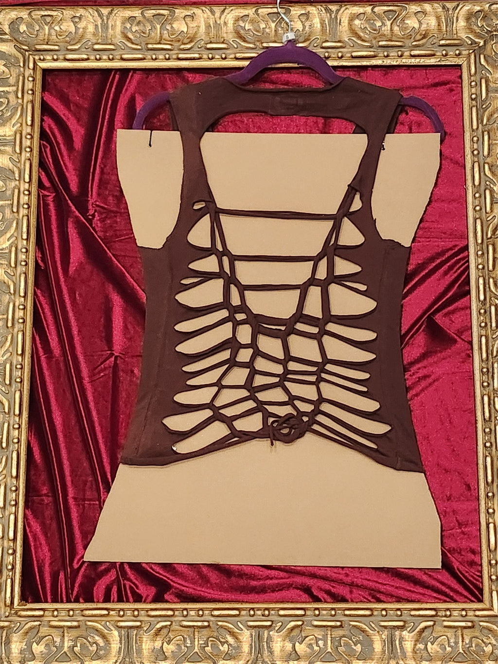 Cher Hand-Cut Web Back Tank – Women’s Small – One of a Kind - additional view