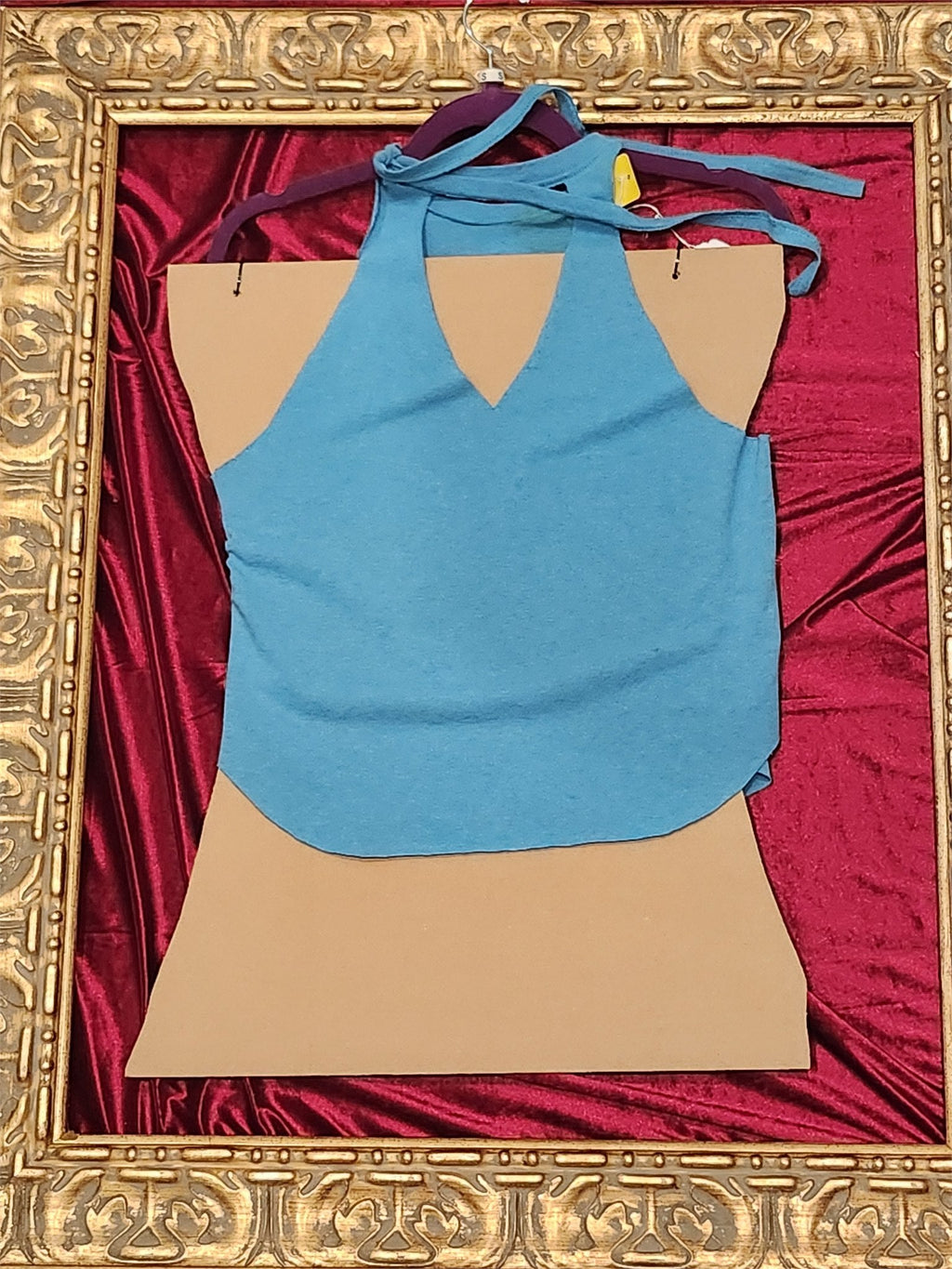 Minions What’s Up Dude Upcycled Halter Tank – Women’s Small – One of a Kind - additional view