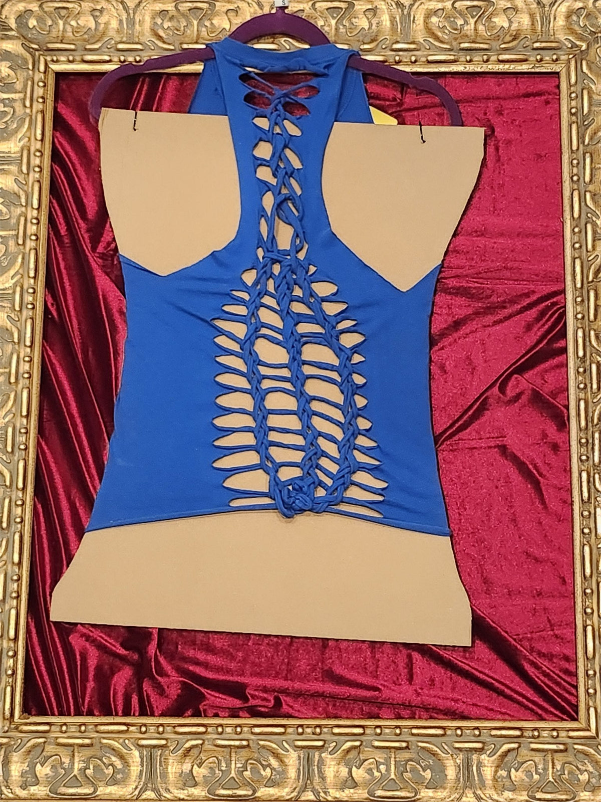 Minion “1 in a Million” Hand-Cut Woven Back Tank – Women’s Small – One of a Kind - additional view